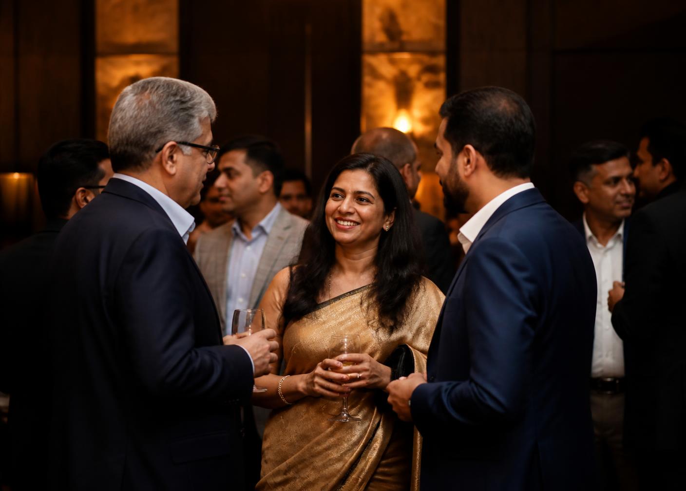 AIH members connecting at a community gathering